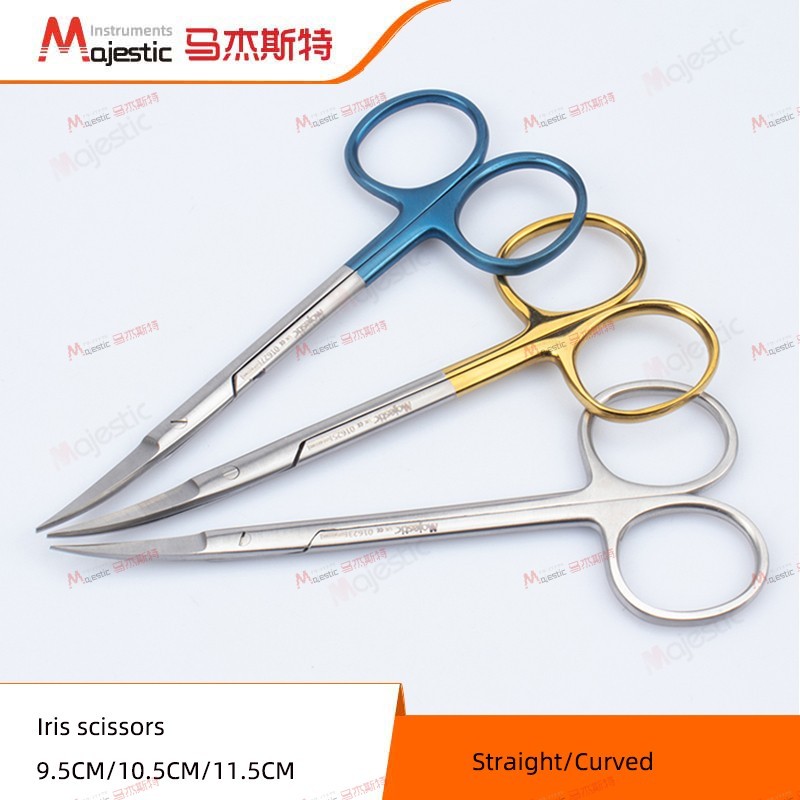Gunting Gigi, Gunting Iris, Gunting Bedah untuk Penghapusan Jahitan, Gunting Jaringan Lurus dan Leng