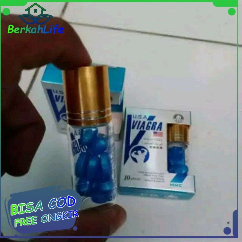 PIL BIRU USA ORIGINAL PENAMBAH STAMINA PRIA KWALITAS TERJAMIN Ampuhh