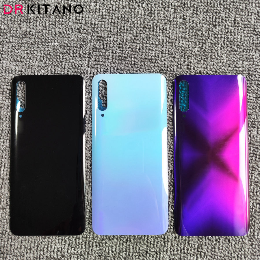 For Huawei Y9S Battery Back Cover Glass Panel Rear Housing Case+Camera Lens Replacement For Huawei P