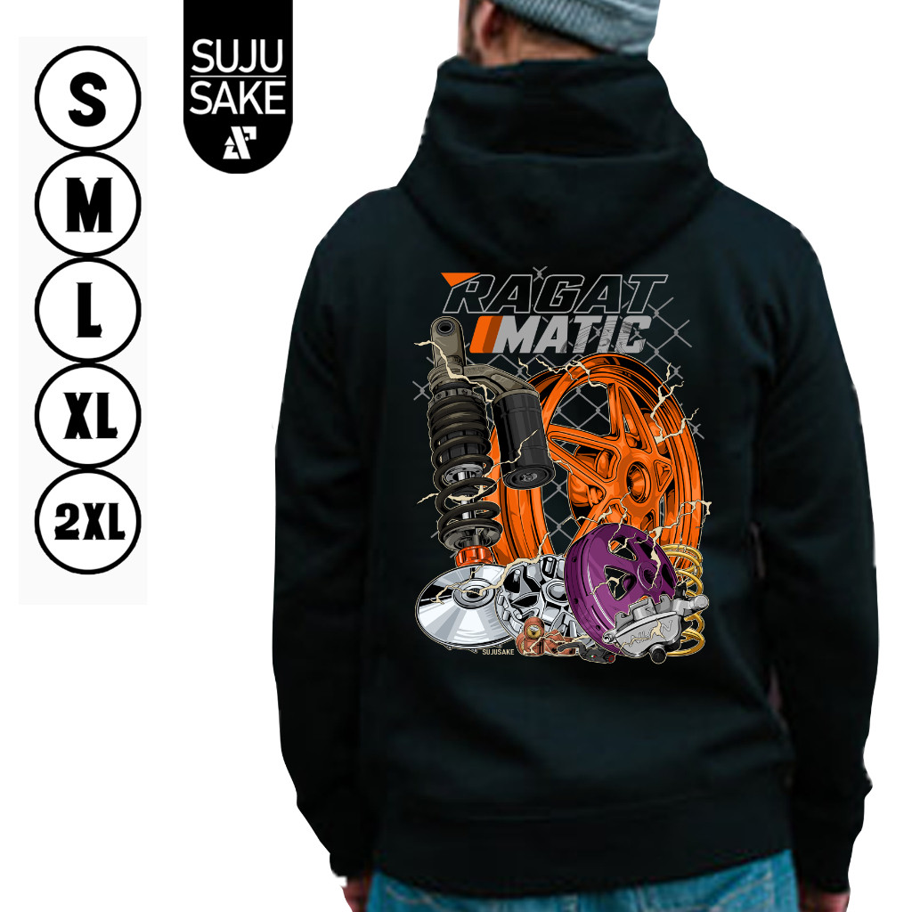 Sujusake Industries Jaket Hodi Hoodie Hodie Hode Hudi Hudie Jemper Kupluk Komunitas Motor Ragat Mati