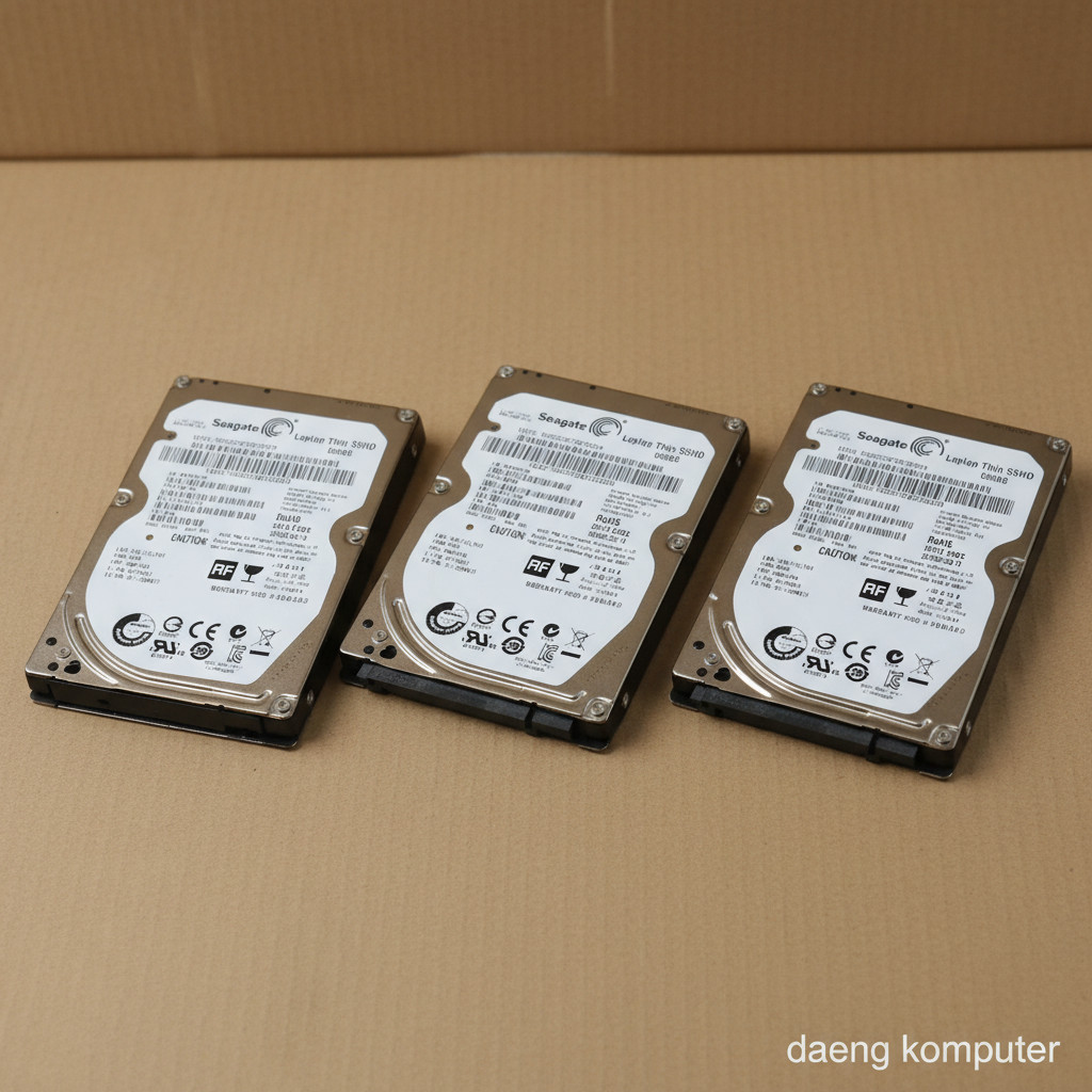 Hardisk Laptop 500GB Seagate SSHD 2.5 Inch Slim - Hybrid Drive Lebih Cepat dari HDD - Sentinel 99% -
