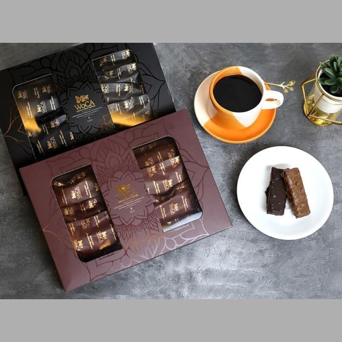 Promo WoCA Wafer Coklat Premium Dark Chocolate - Dark Chocolate