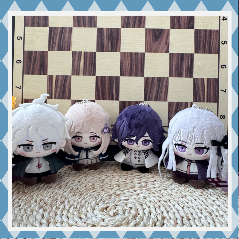 Anime Game ganronpa3 Kokichi Oma Kawaii Cosplay Cotton go Doll Keychain Pent Plushie Mini Keyring To
