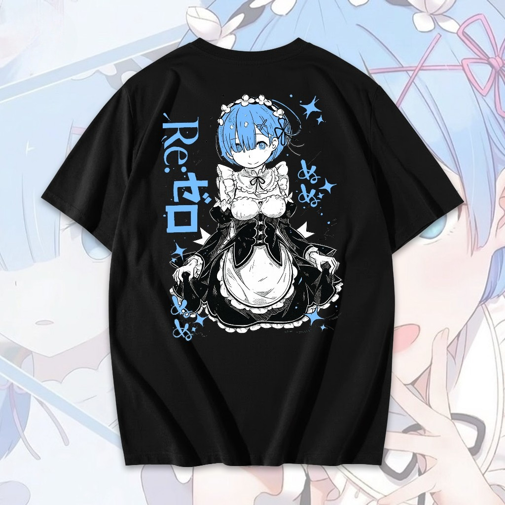 Kaos Anime Re Zero Rem Unisex