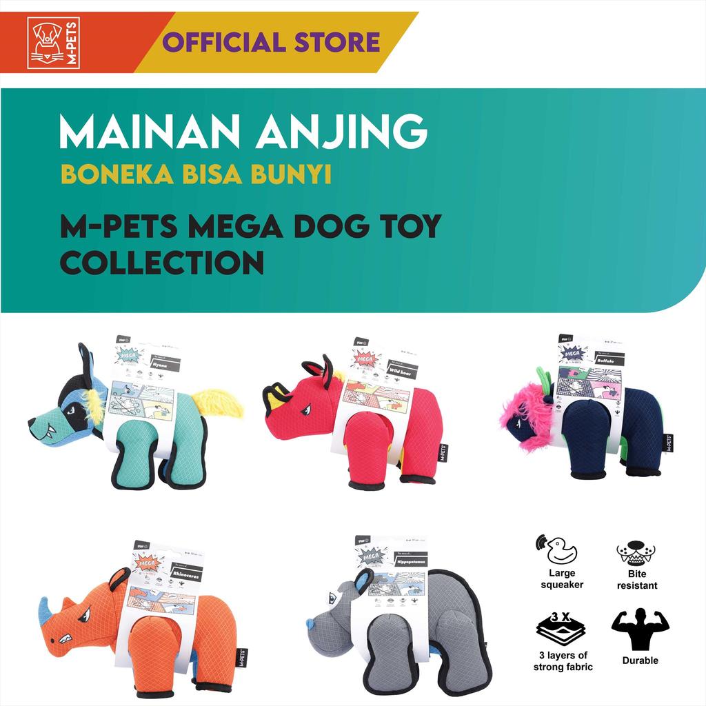 M-Pets Mega Dog Toy Collection / Mainan Boneka Anjing Bunyi