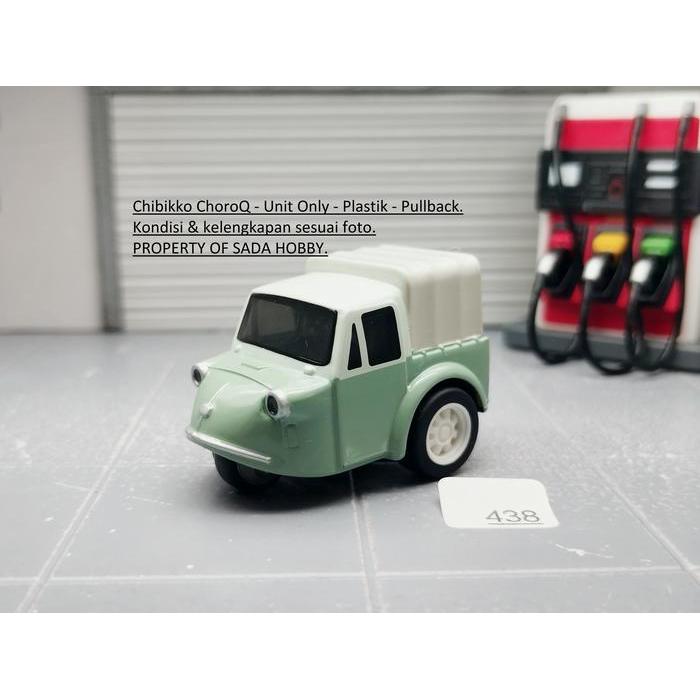 Chibikko ChoroQ Choro Q Daihatsu Midget MP3 Three Wheels Bemo Bajaj Hijau Mint Pullback Unit Only Dc