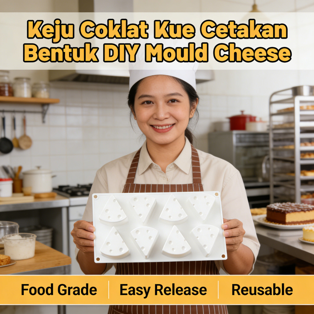 Keju Bentuk Puding DIY Coklat Kue Mould Cake