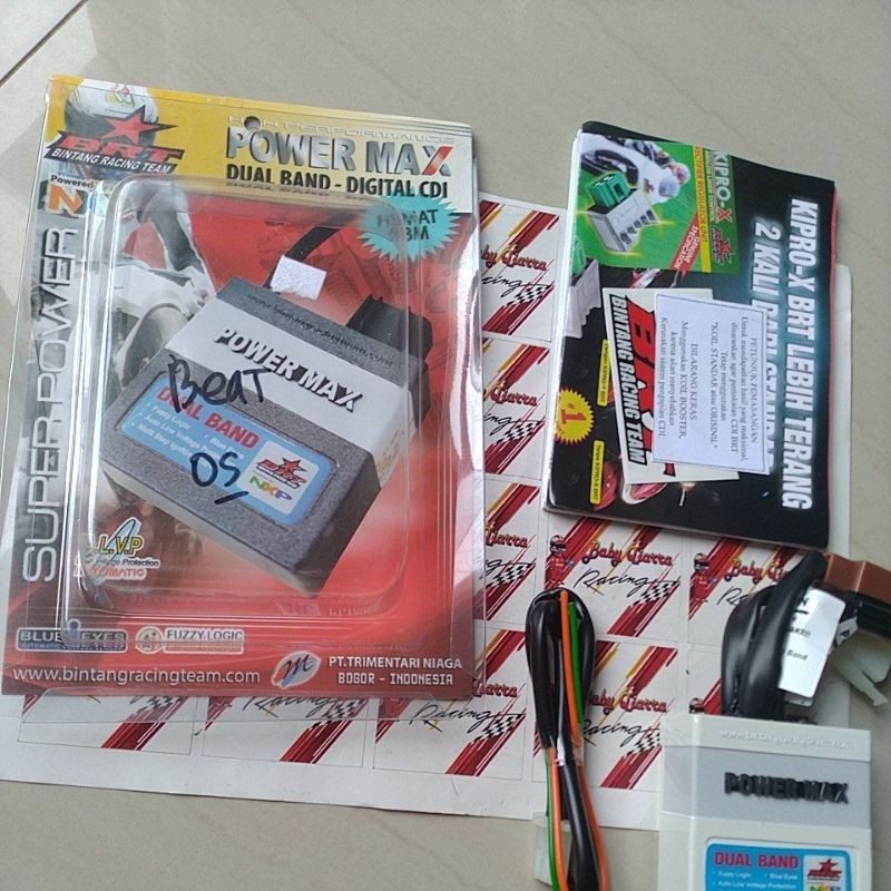 POWER MAX DUAL BAND DIGITAL CDI ECU HONDA BEAT SCOOPY SPACY OLD KARBU TR TUNE UP RACING BRT TERBARU