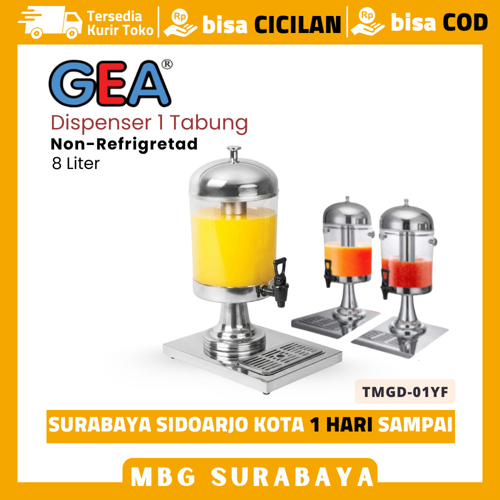 Dispenser Juice Non Refrigerated Getra TMGD-01YF Dispenser 1 Tabung Garansi Resmi