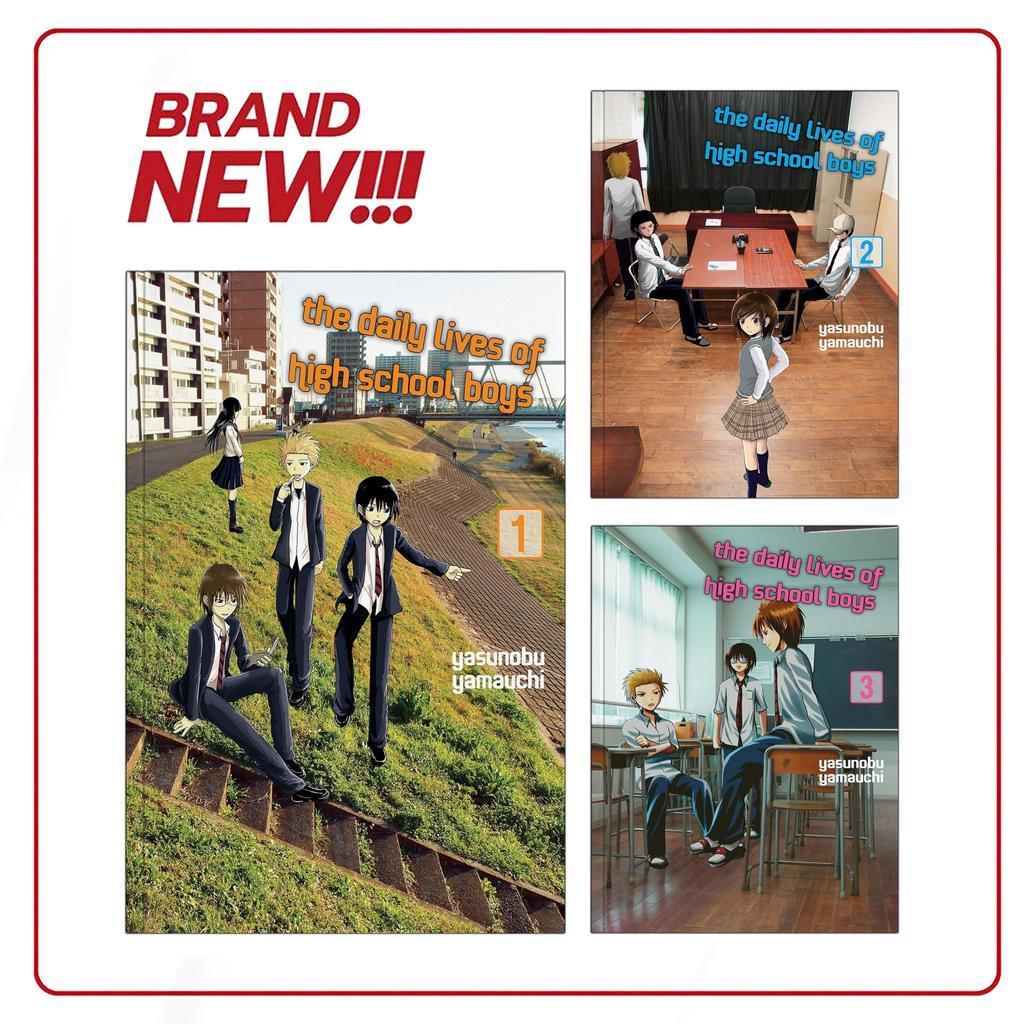 The Daily Lives of High School Boys, Vol. 1-7 ( Komik Manga ) by Yasunobu Yamauchi (English/Indonesi