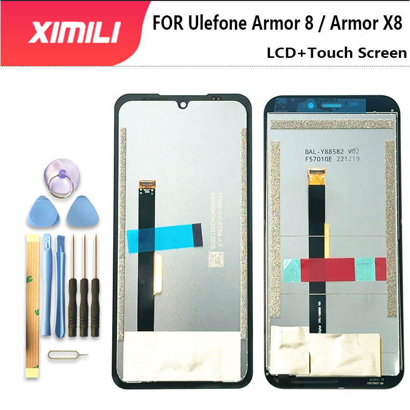 New For Ulefone Armor 8 PRO / Armor X8 Pro LCD splay Tou Screen Assembly Replacement FO Armor8 / Arm