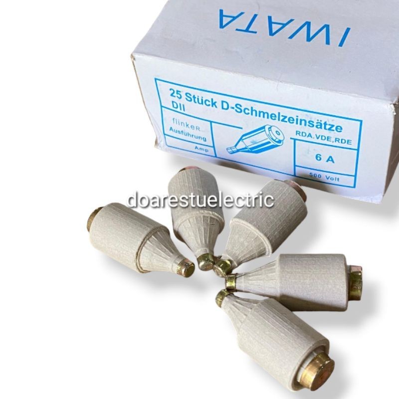 Sekring Batu Listrik 6A Sekering Fuse
