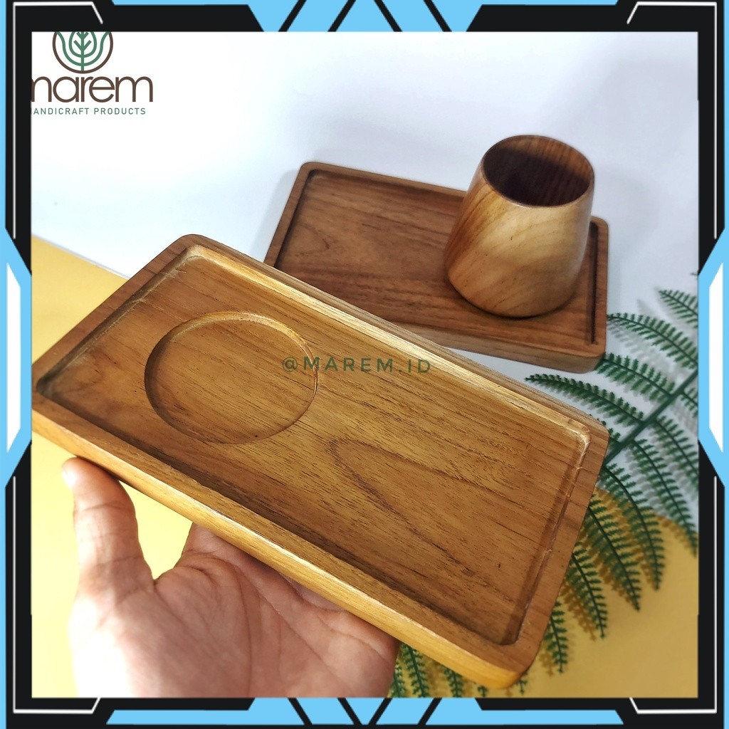 [RO] COASTER KAYU JATI | TATAKAN CANGKIR KOPI | TRAY KOPI CAFE | LEPEK SNACK F02B TERBARU 2026 COD T