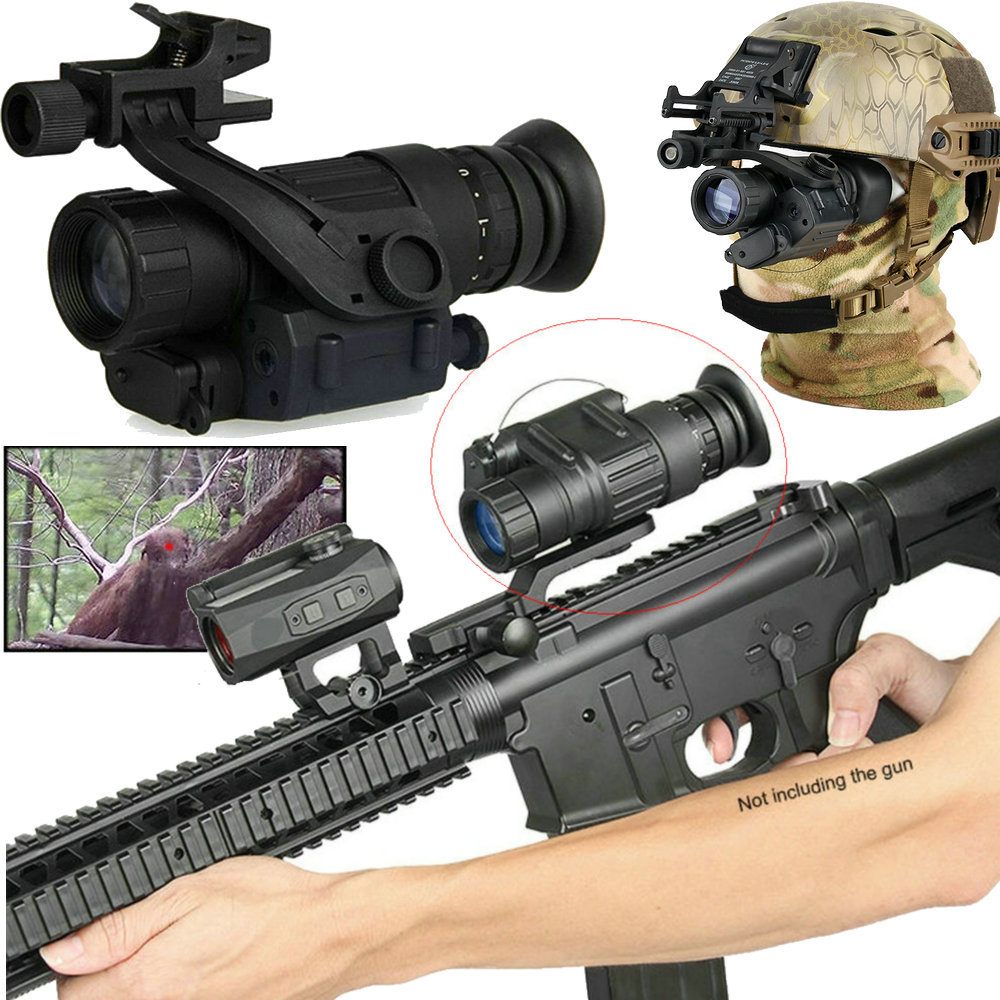 Night Vision Riflescope Monocular PVS-14 Night Vision Goggles HD IR Camera Hunting Trail NV Telescop