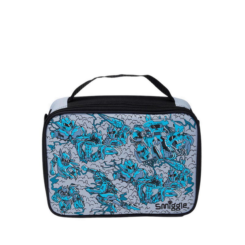 Smiggle Realm Oblong Attach Lunchbox - IGL458237GRY