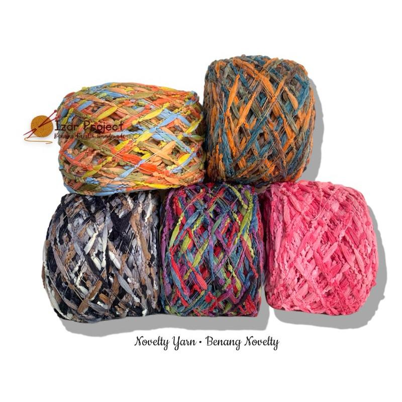 Novelty Yarn | Benang Novelty Ombre | Fancy Yarn Ombre