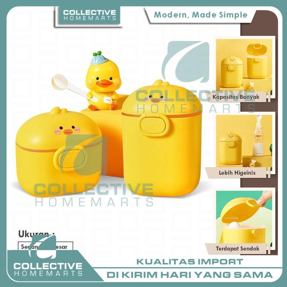 Wadah Susu Bubuk Bayi Karakter Milk Powder Container Portable Kedap Udara Untuk Penyimpanan Praktis Rumah Minimalis
