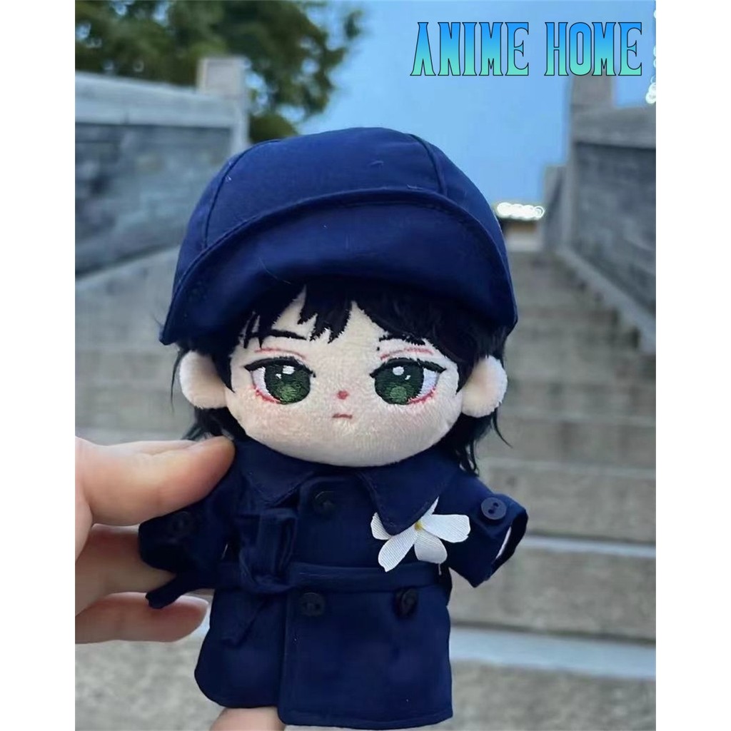 Original Wang Yibo Idol Star Plush 10cm Doll Toy Plushie Stuffed Dress Up Clothes Outfit Cosplay Gif