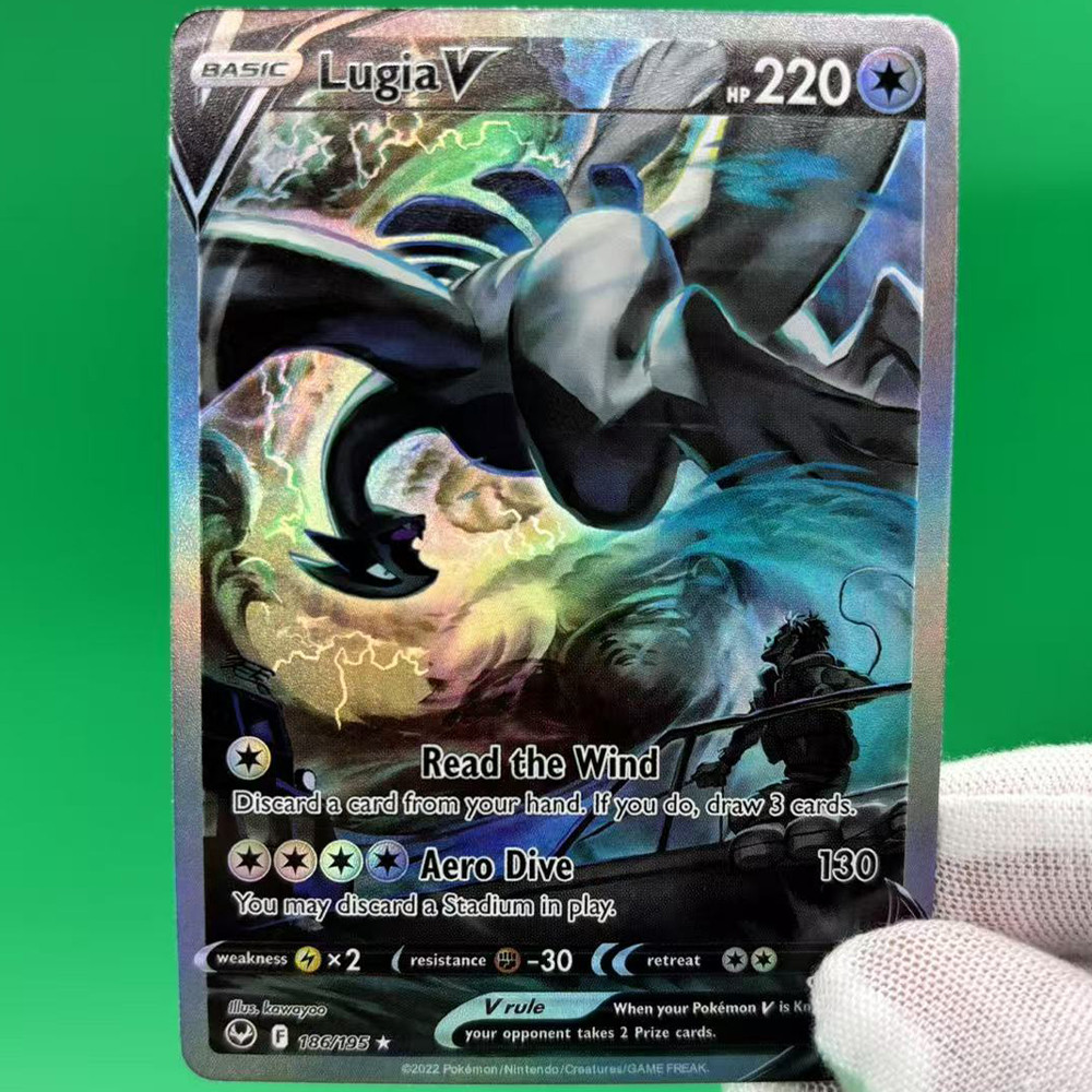 PTCG Collection Cards Lugia V Umbreone arizard Blastoise Venusaur Y Self Made Single Card Classic Ga