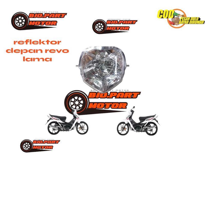 Reflektor Lampu Depan Honda Revo Lama 2007-2009 - Mika Reflektor Depan Revo Lama