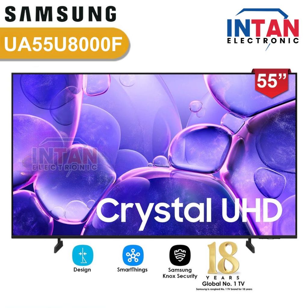 SMART TV SAMSUNG 55 INCH UA55U8000FKXXD CRYSTAL UHD 4K 55U8000F / UA55U8000F MEDAN