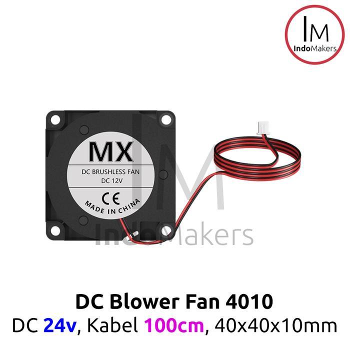 DC Blower Fan / Turbo Fan 4010 DC 24V 2 pin Kabel 100cm