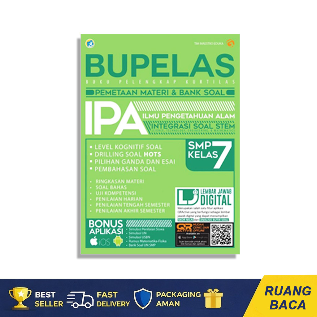 BUKU PELAJARAN SMP - BUPELAS PEMETAAN MATERI & BANK SOAL IPA SMP KELAS 7