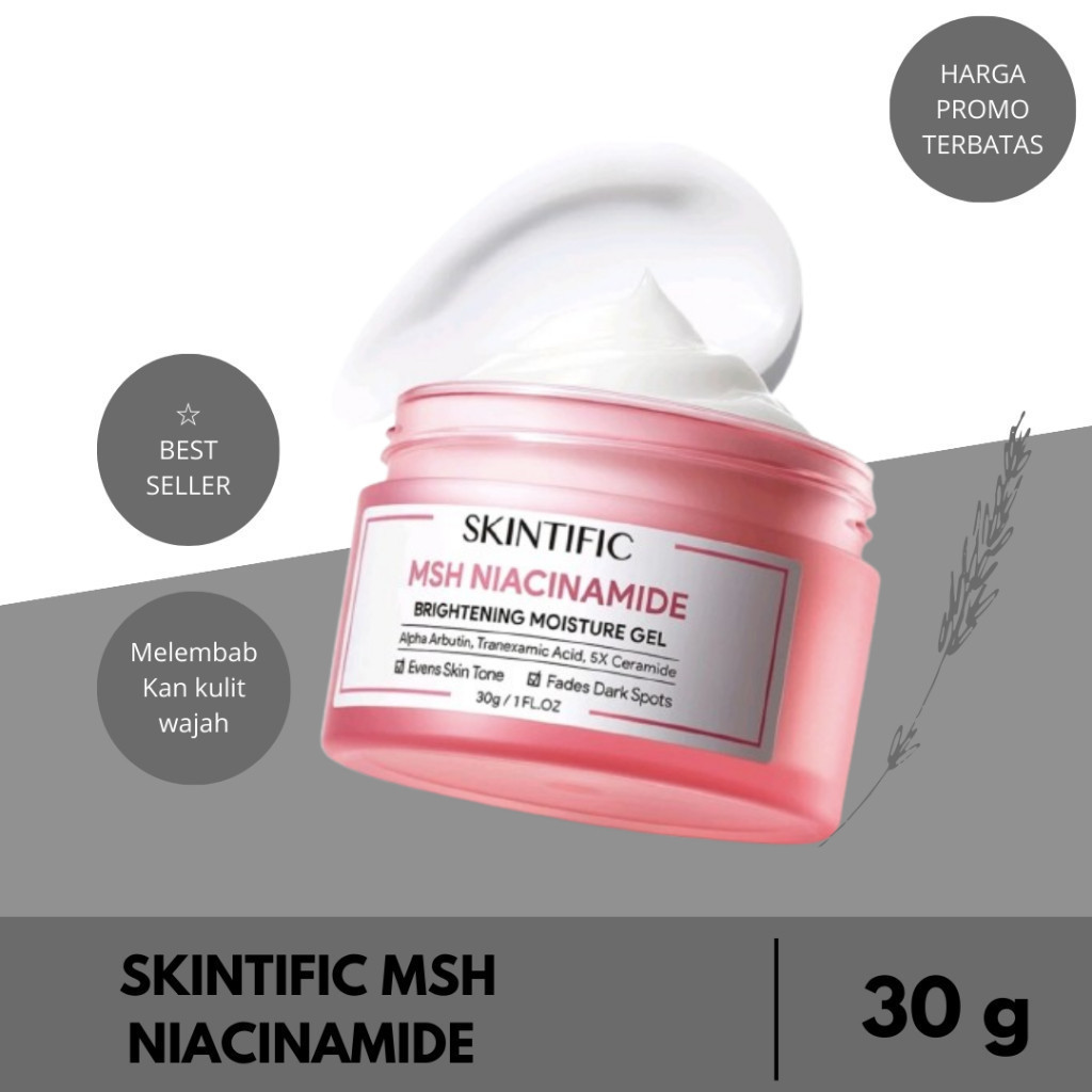 SKINTIFIC MSH NIACINAMIDE 30G/80G | SKINTIFIC 5X CERAMIDE 30G/80G | SKINTIFIC 10% BRIGHTENING SERUM 