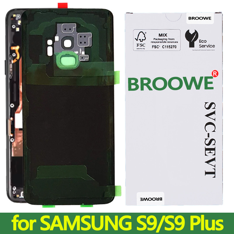 Top-not quality Super AMOLED LCD Tou Screen for Samsung S9 S9 Plus S9 +, gitizer with back cover rep