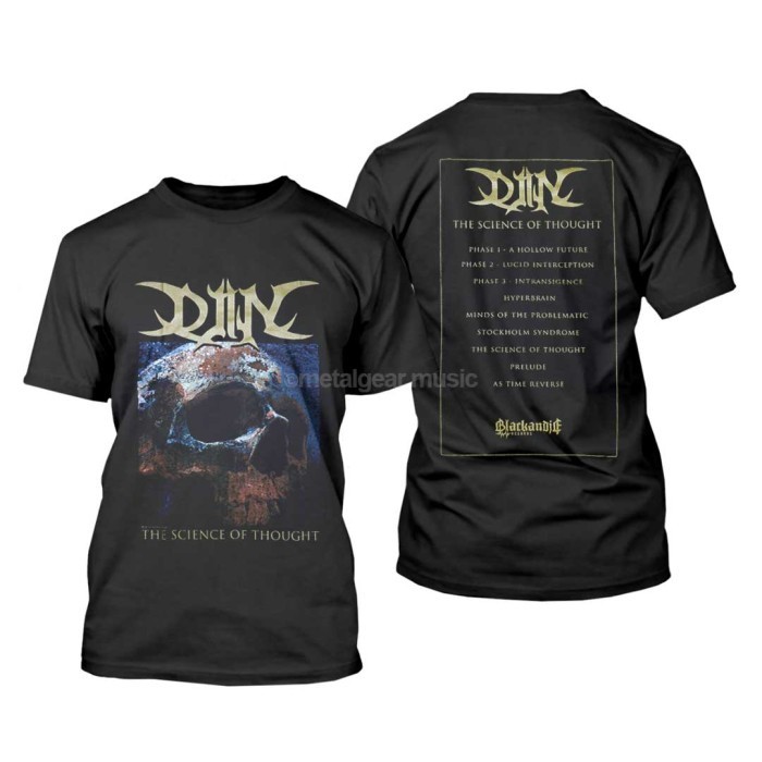 Original  Djin - The Science Front Skull Tshirt Kaos Pria