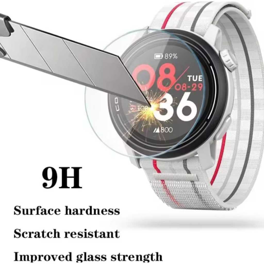 LE TEMPERED GLASS COROS PACE 3 ANTI GORES SCREEN GUARD LCD SMARTWATCH COROS PACE 3 PELINDUNG LAYAR C
