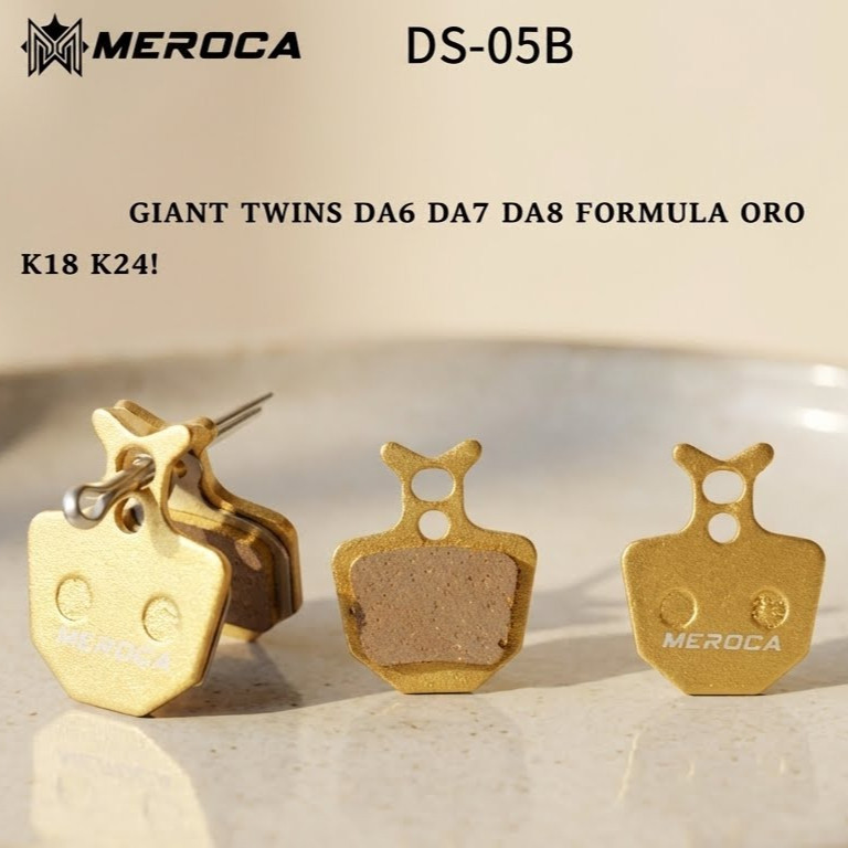 Meroca Brakepad Metal Giant ATX770D DA6 DA7 DA8 Formula ORO Kampas Rem Sepeda MTB Road Bike Kuat