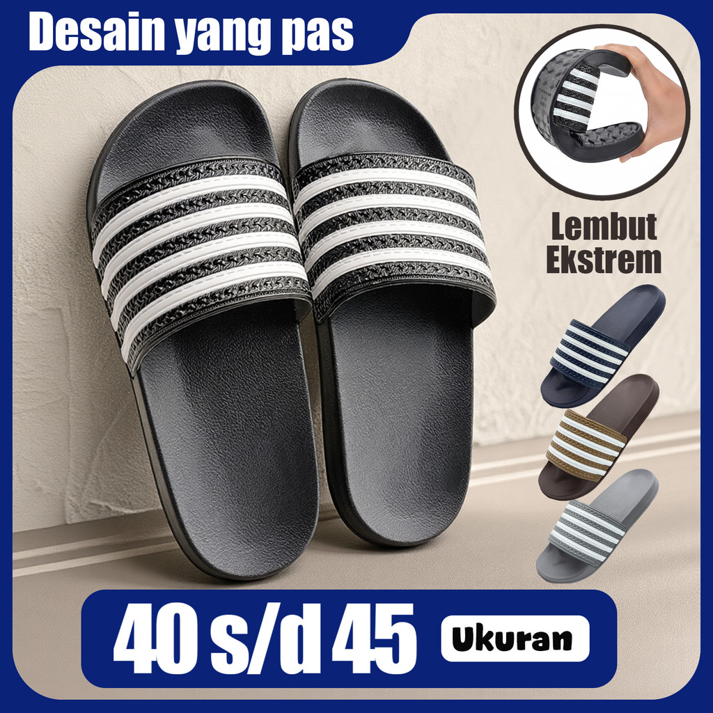 INKAYNI Sandal rekat pria Sandal slop pria original 100% brandedtermurah store Sandal pria karet emp