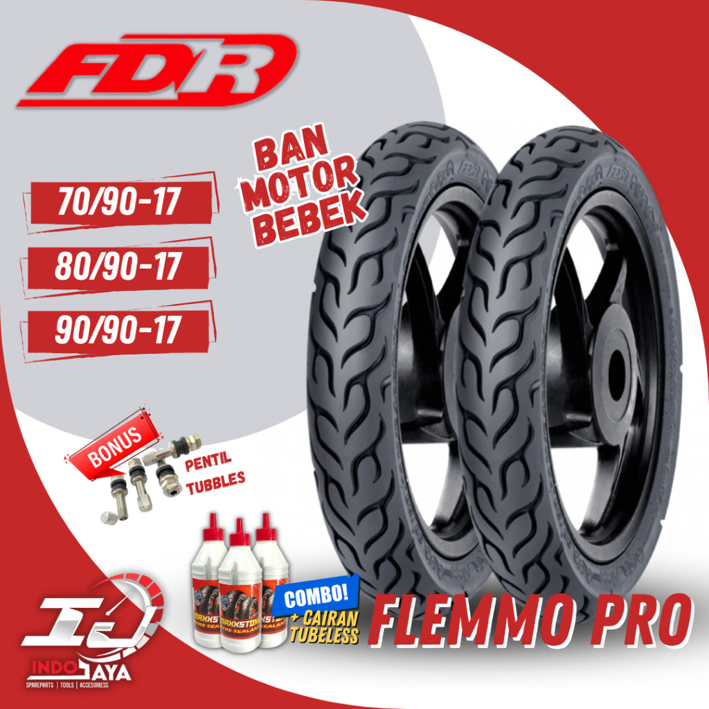 [READY COD] BAN FDR FLEMMO PRO RING 17 / BAN FDR TUBELESS TUBLES RING 17 ( 70/90-17 / 80/90-17 / 90/