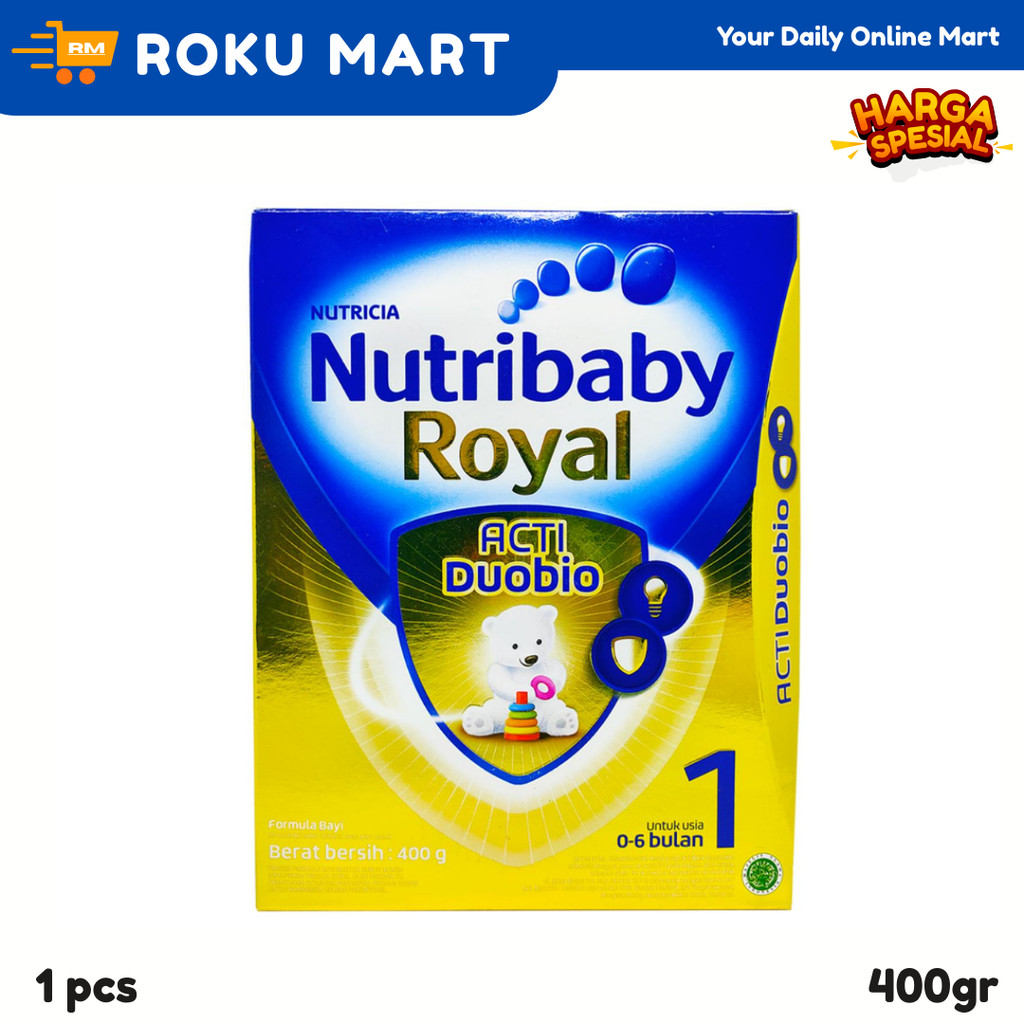 Nutribaby Royal 1 0-6 Bulan 400g Susu Formula Nutrilon Royal 1 400g untuk Bayi Usia 0-6 Bulan
