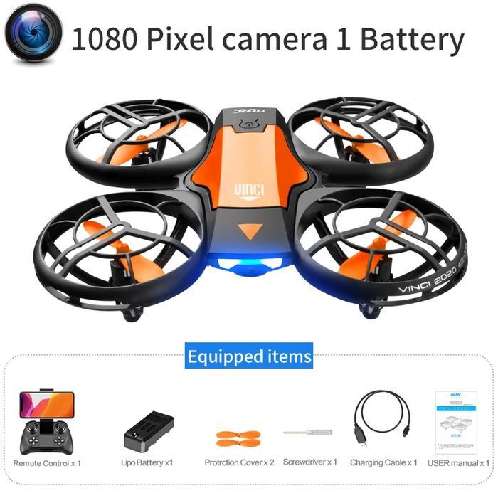 4DRC V8 Mini RC Quadcopter Drone 4K 1080P Camera WiFi FPV Height Hold - Kids Toys Helicopter with Re