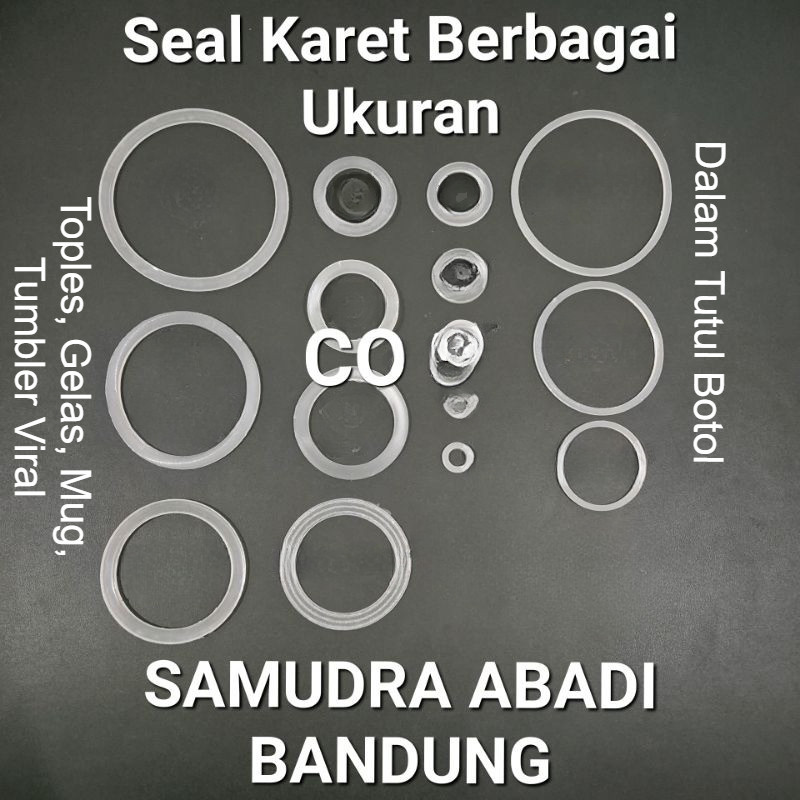 Karet Seal Botol / Tumbler / Mug / Toples Viral Ready Bandung