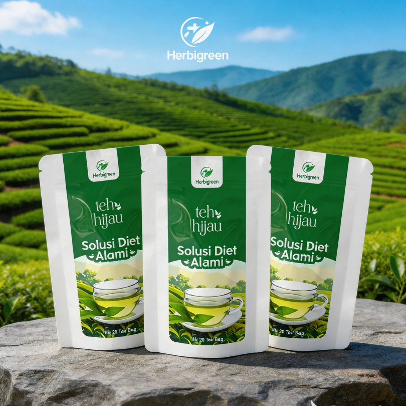 HERBIGREEEN Slimming Tea Teh Detoks Teh Diet Slimming Tea Penurun Berat Badan