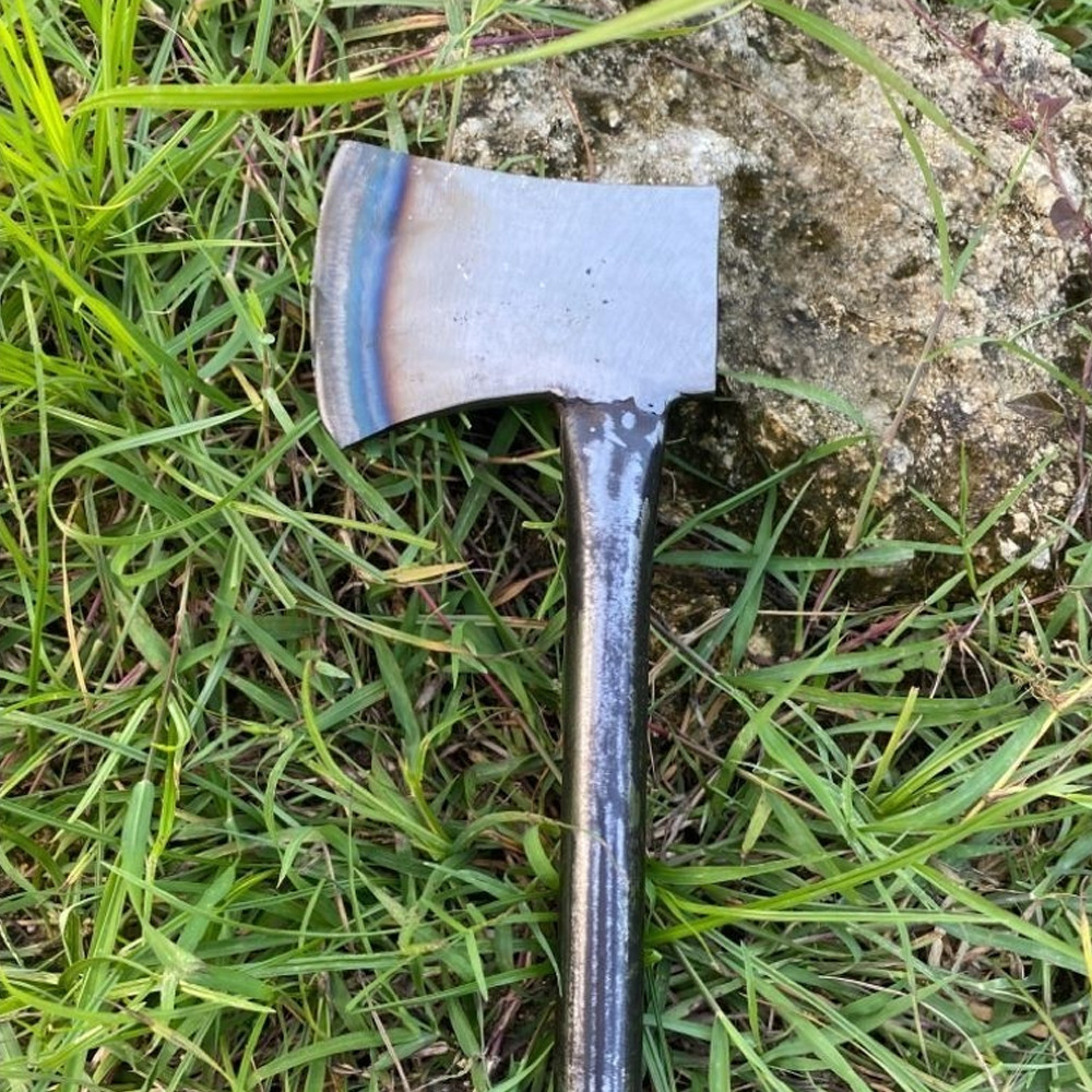 Kapak Cacah Tulang & Kayu Baja Per Super Tebal - Kampak Daging Sawit Kelapa Siap Pakai