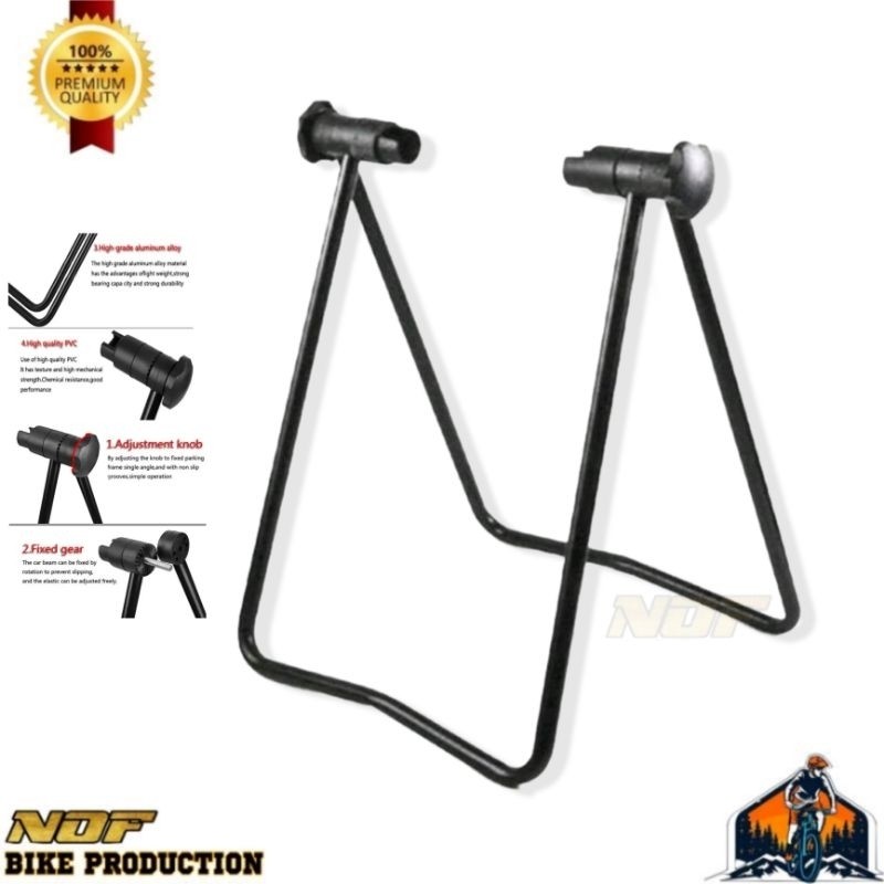 mutiara_co - STANDAR SEPEDA STANDAR PEDOK PADOCK LIPAT SEPEDA UNIVERSAL MTB ROADBIKE THRILL MINION S