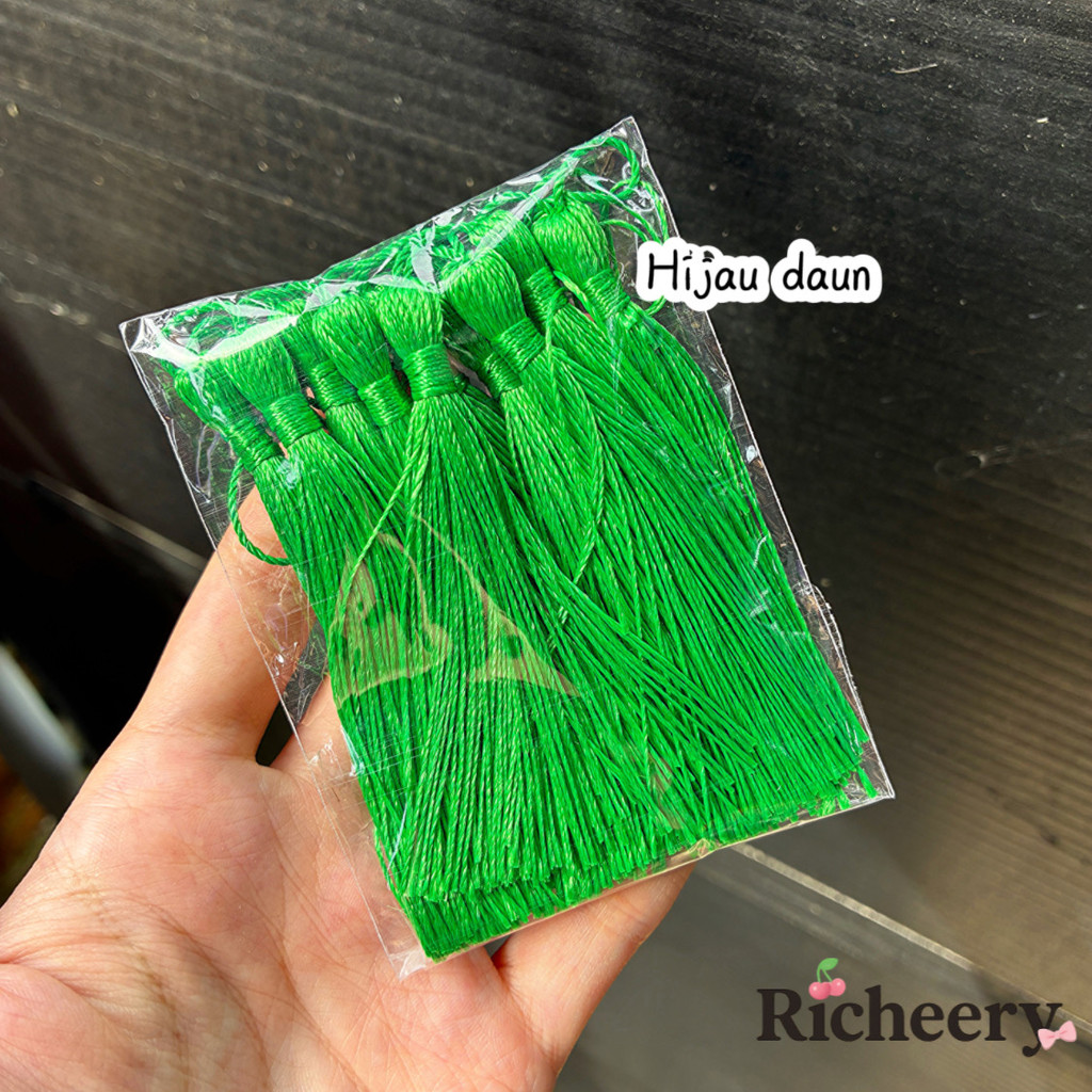 Tassel Rumbai Lebaran dan Imlek Cny isi 10 pcs Hiasan Gantungan Hang Tag Parcel Sincia Chinese Hampe