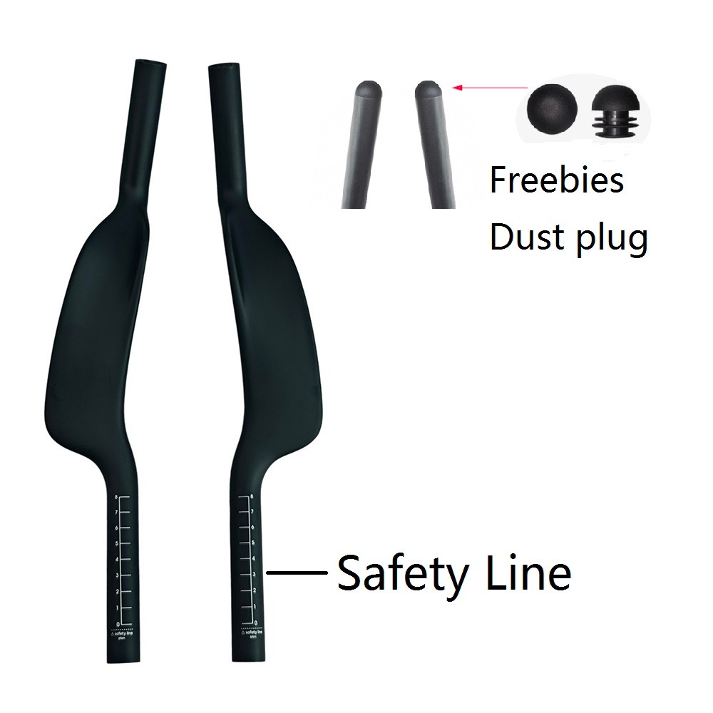 Handlebar Time Trial Karbon BARU TT Bar Rest Triathlon Handlebar Suku Cadang Sepeda Aksesoris Jalan 