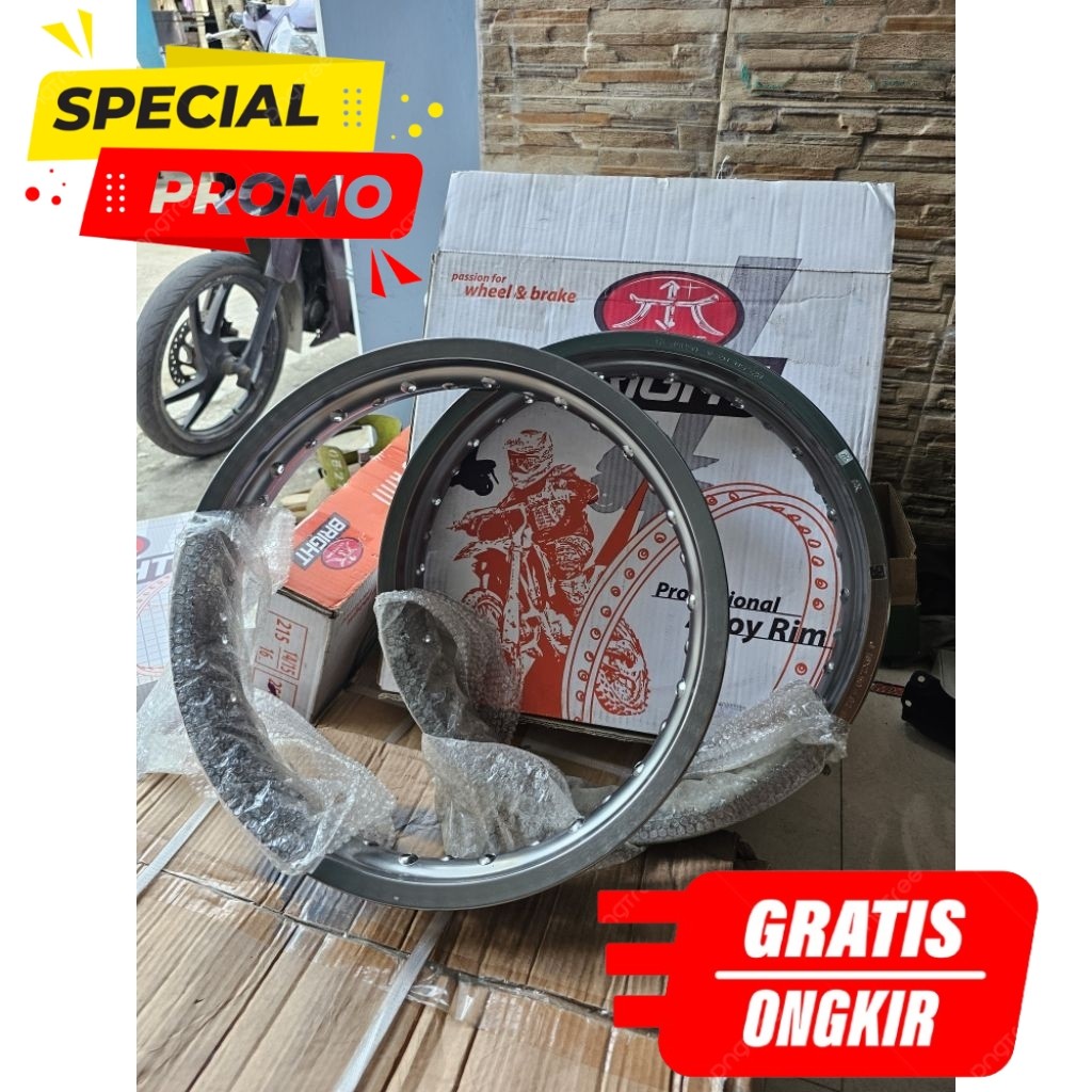 Velg TK Racing Ring 16 Titanium 215 250 Pelek Jari Jari Yamaha NMAX
