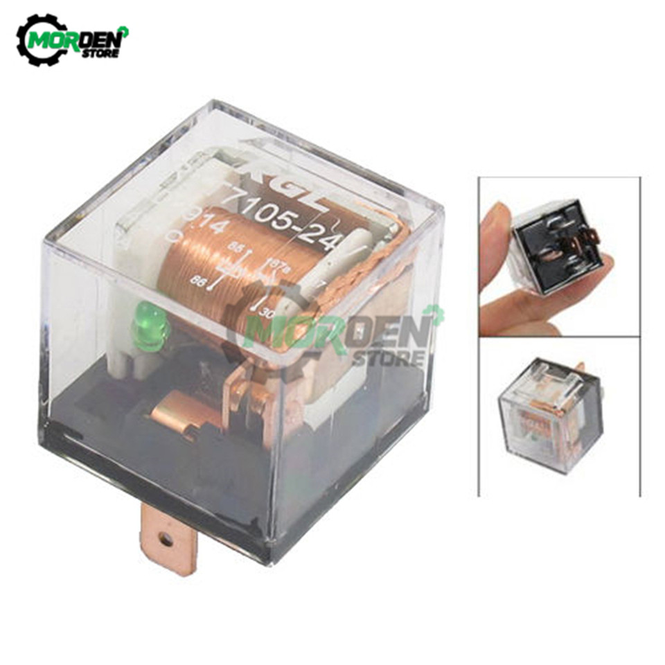 DC 12V 24V Waterproof Automotive Relay 5Pin SPDT Car Control Device 80A 100A Car Relays High Capacit