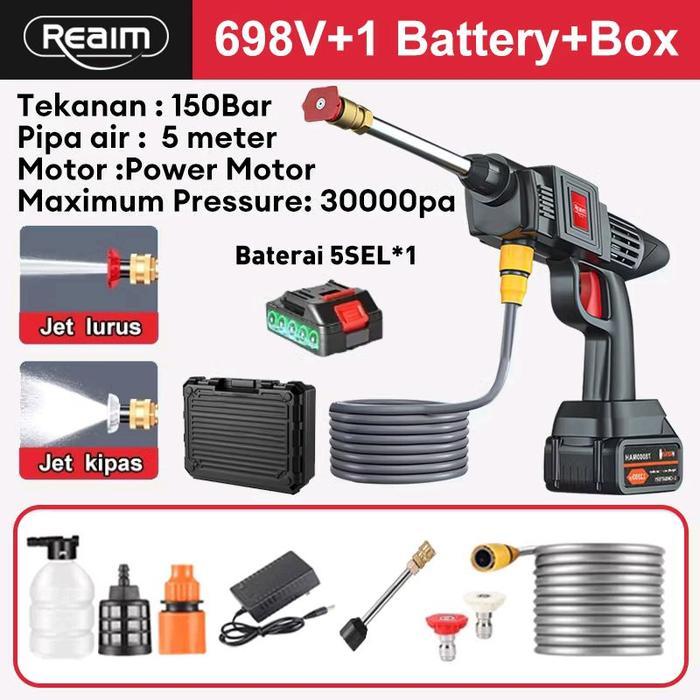 jet cleaner bertekanan tinggi,mesin jet clener, mesin jet cleaner mini portable, jet cleaner baterai