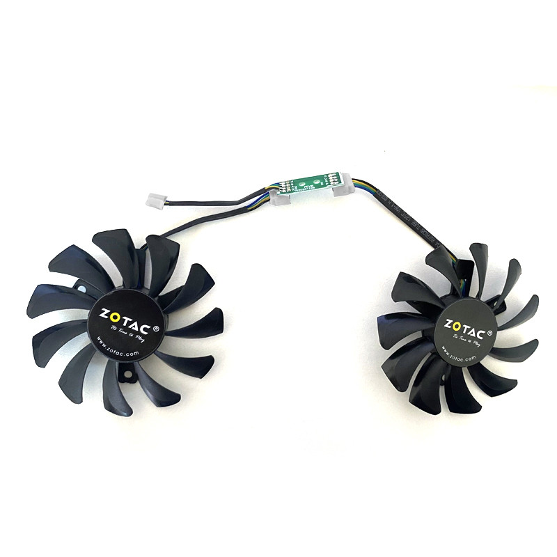 NEW 75MM GA81S2U 4PIN 12V GTX970 GPU FAN For ZOTAC GTX 660Ti 650Ti BOOST GTX 970 Graphics Card Cooli
