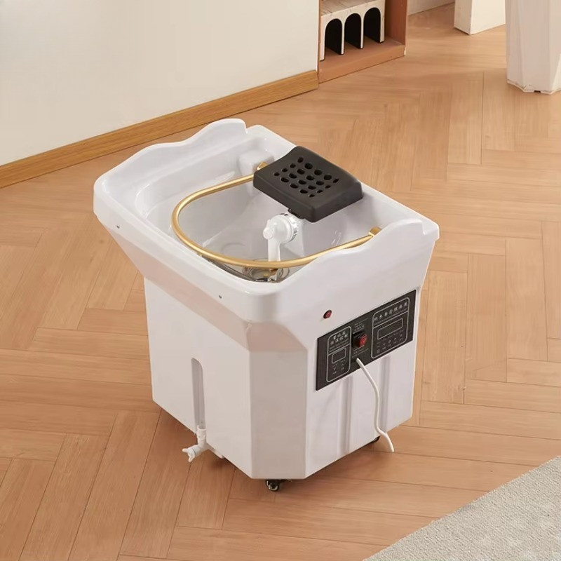 Salon Head Spa Equipment Mobile Hair Washing Portable Massage Shampoo Bed Basin