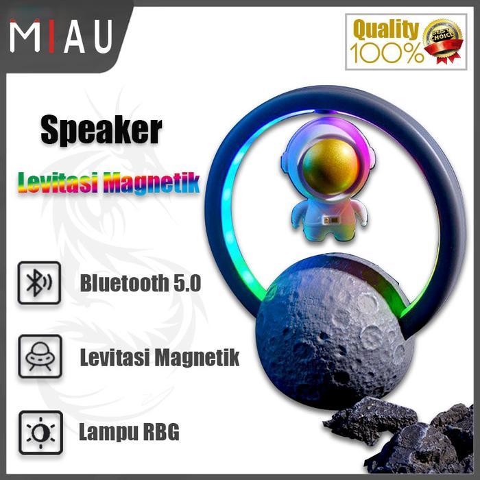 Speaker Bluetooth 5.0 bass wireless RGB subwoofer Loud Volume HIFI  Speaker Bluetooth astronot levit