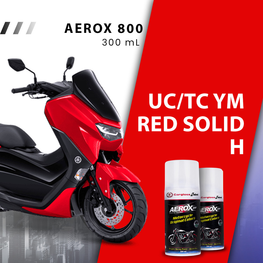 AEROX 800 UC/TC YM GREY RED SOLID H