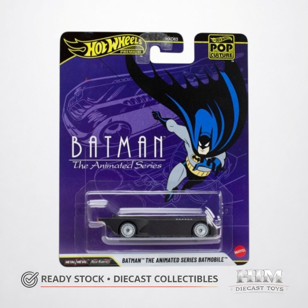 Hot Wheels Premium Pop Culture Batman The Animated Series Batmobile